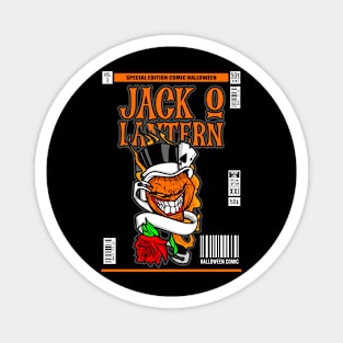 JACK O LANTERN CARD Magnet